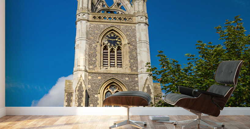 Unusual tower crown spire in Faversham Kent Wall Murals