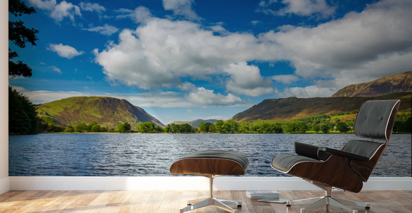Reflections in Buttermere in Lake District Wall Murals