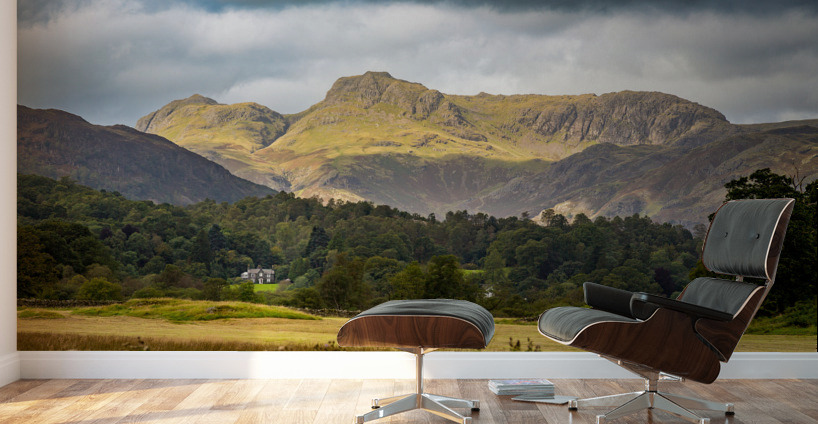 Langdale Pikes in Lake District Wall Murals