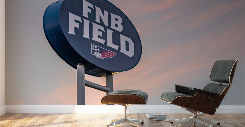 Signpost for the FNB Field in Harrisburg home of the Senators Wall Murals