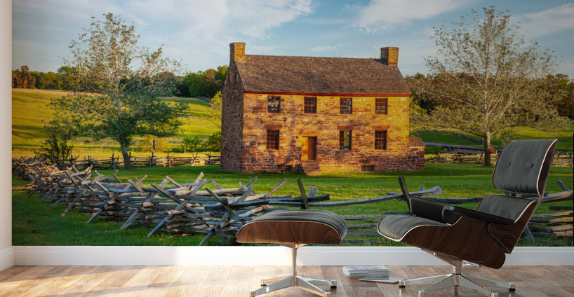 Old Stone House Manassas Battlefield Wall Murals