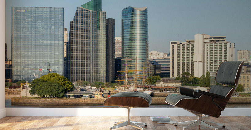 Harbor of the city of Buenos Aires in Argentina Wall Murals