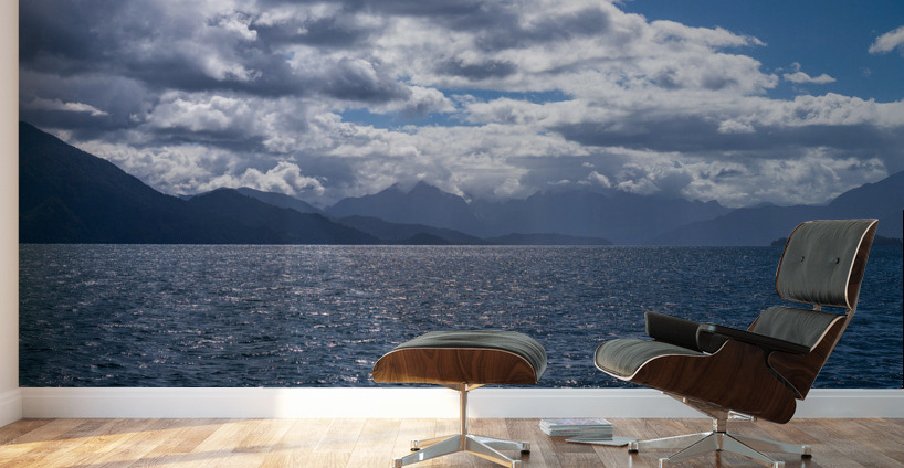 View across Todos los Santos lake towards Argentina from Petrohu Wall Murals