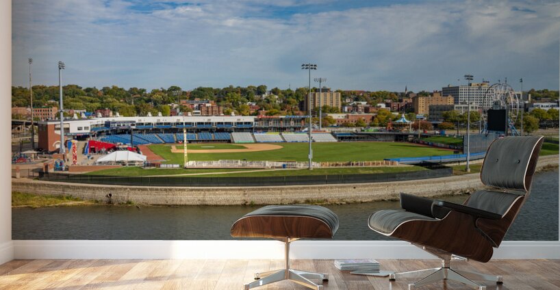 Baseball field of Modern Woodmen Park in Davenport Iowa Wall Murals