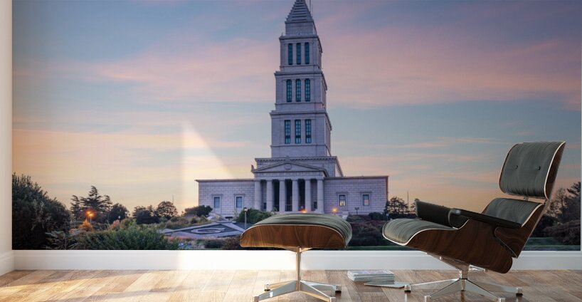 Sunset at the George Washington Masonic National Memorial in Ale Wall Murals