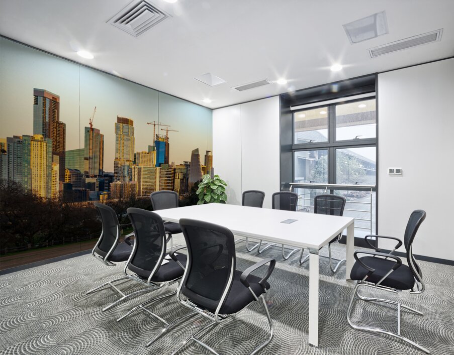 Cityscape of downtown Austin from the west in Zilker park 2025 Wall Printing