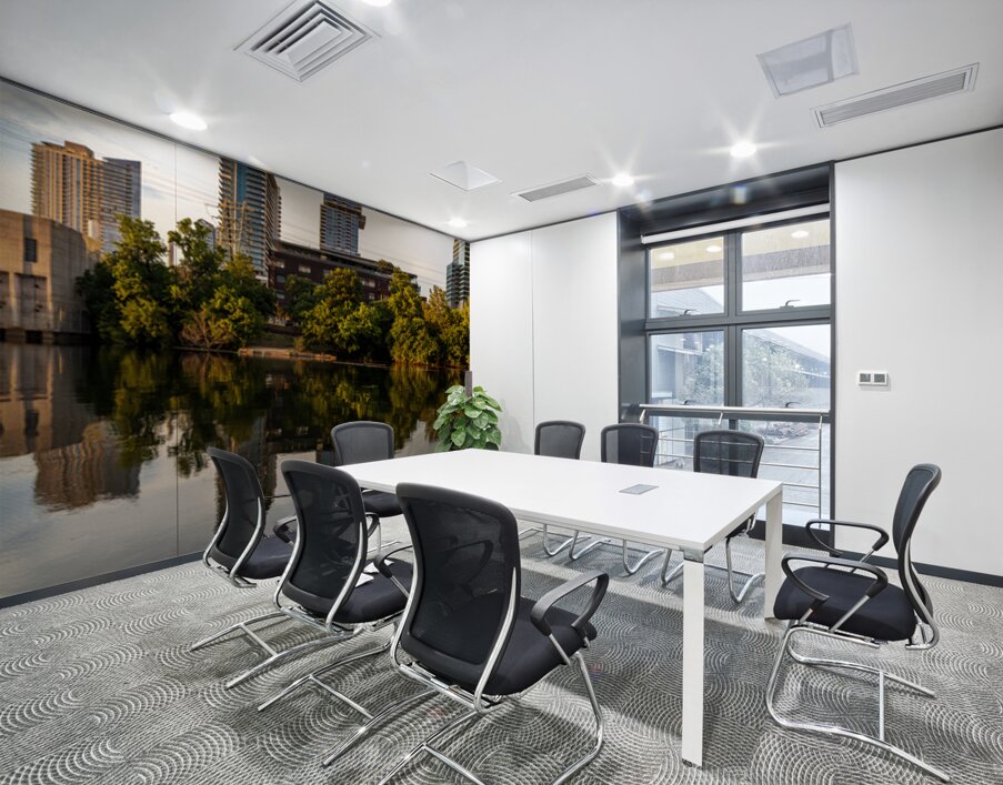 Austin Central Library with Jenga building Texas Wall Printing