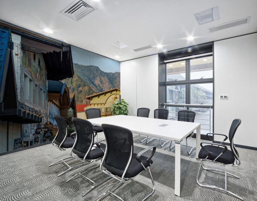 Candles and hat stores in the Alpine village of Leavenworth WA Wall Printing