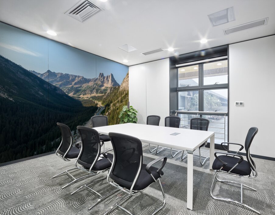 View of the North Cascades Highway looking towards the Washingto Wall Printing