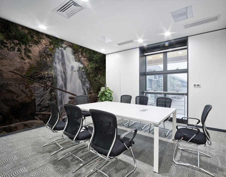 Falls Creek Falls near Winthrop in Cascade Mountains in Washingt Wall Printing