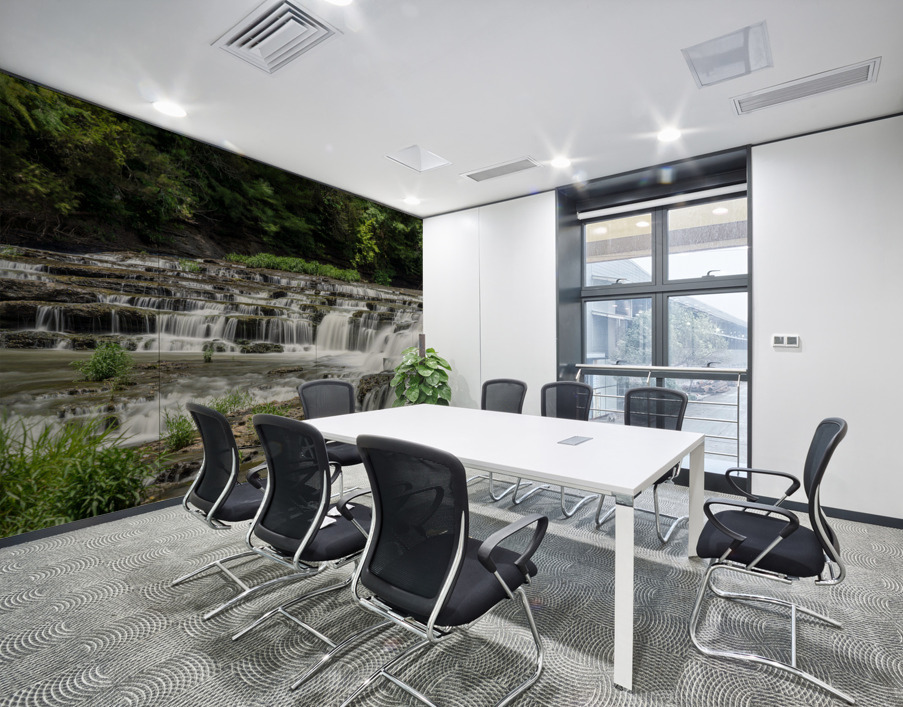 Burgess Falls State Park in Tennessee in summer Wall Printing