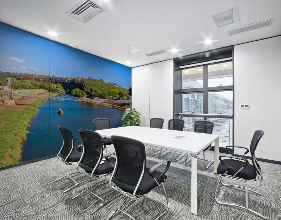 Swinging bridge at Hanapepe on Hawaiian island of Kauai Wall Printing
