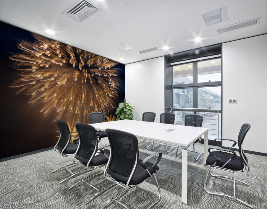 Abstract fireworks over Pittsburgh Wall Printing