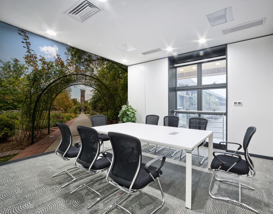 Garden of Belmont Mansion in Nashville Tennessee Wall Printing