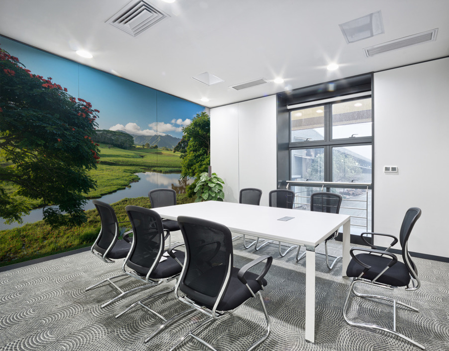 Striking Jurassic landscape on Kauai Wall Printing