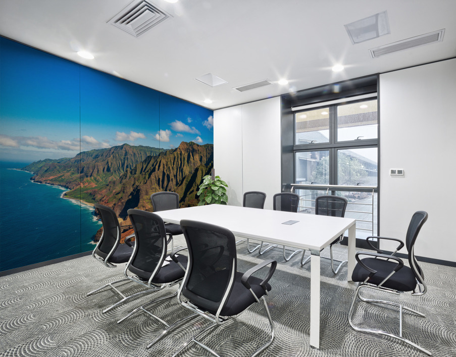 Na Pali coastline on Kauai Wall Printing