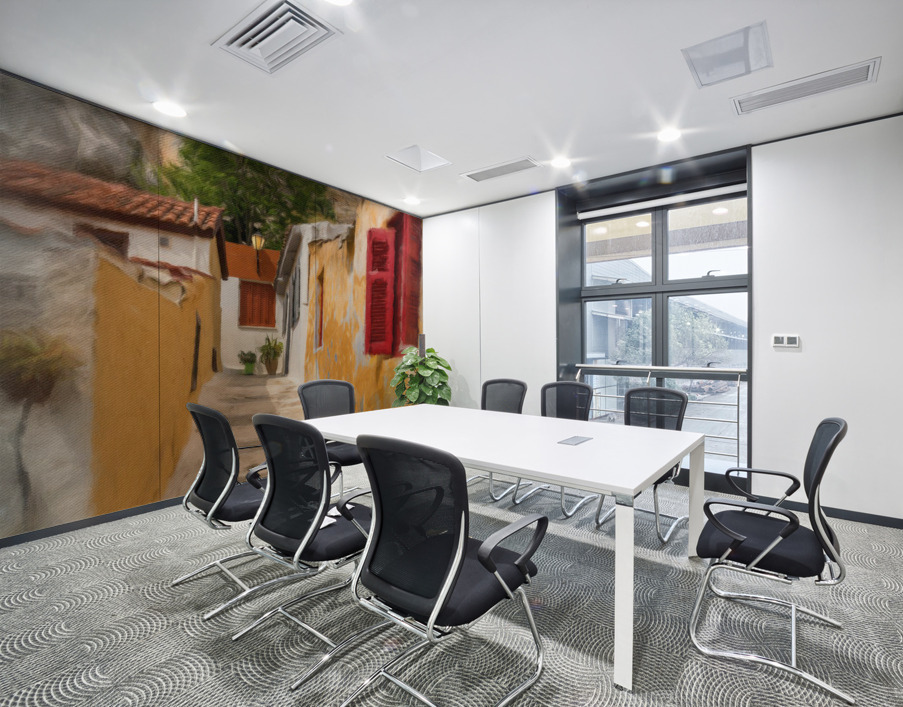 Narrow street in Anafiotika in Athens Greece Wall Printing