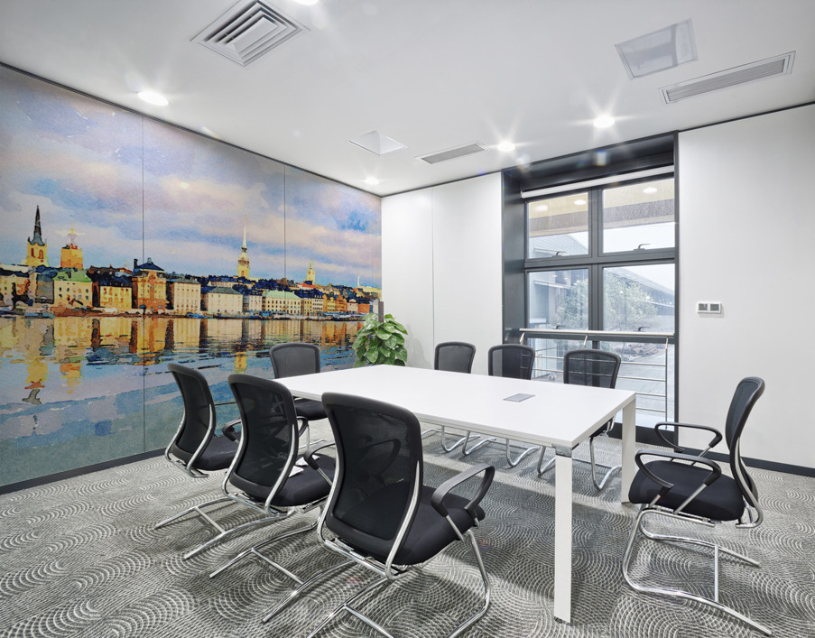 Water color of Gamla Stan in Stockholm Wall Printing