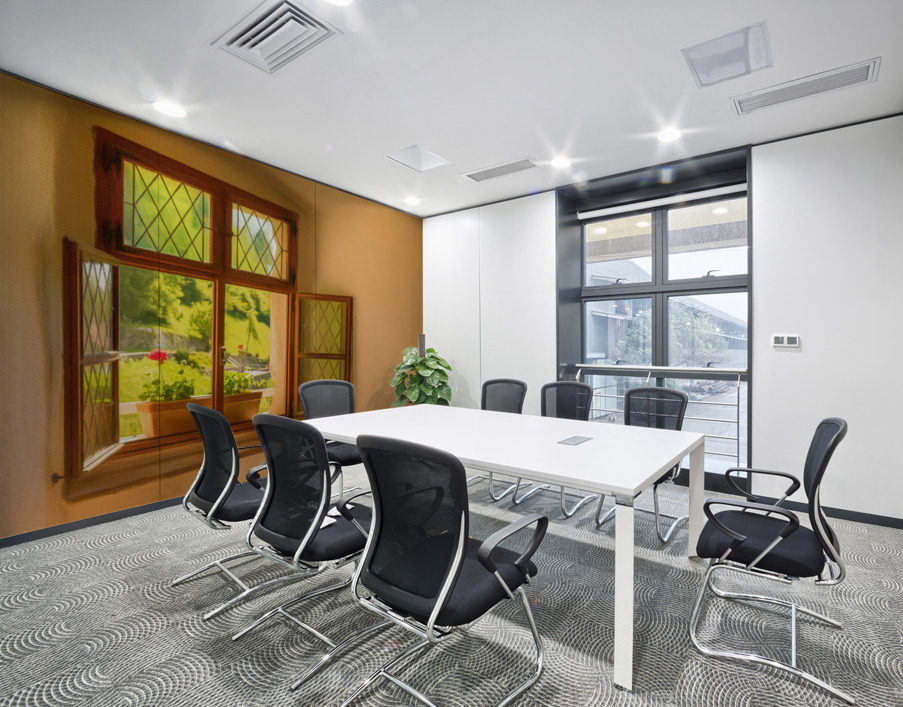 Window and seat in old castle in Slovenia Wall Printing
