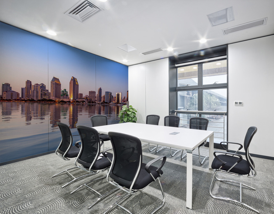 San Diego Skyline at sunset from Coronado Wall Printing