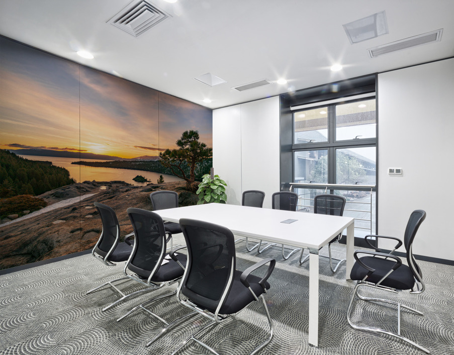 Emerald Bay on Lake Tahoe with snow Wall Printing