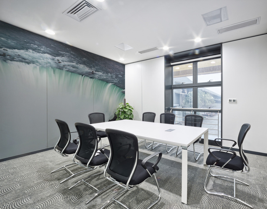 Wide view of Canadian Horseshoe Falls at Niagara Wall Printing