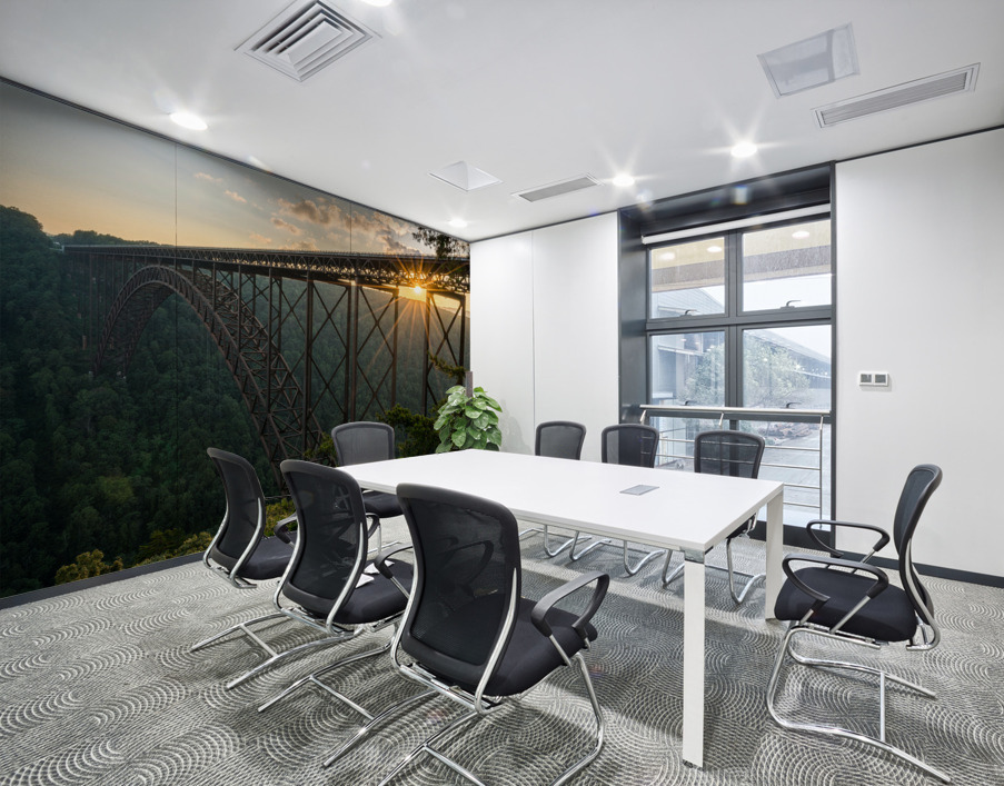 Sunset at the New River Gorge Bridge in West Virginia Wall Printing