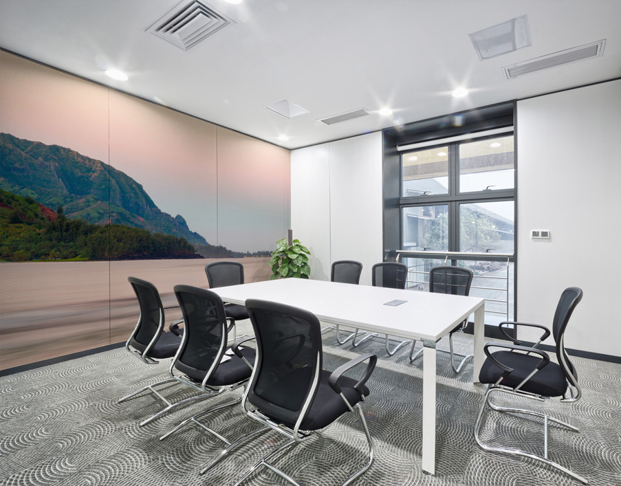 Headland of Hanalei on island of Kauai Wall Printing