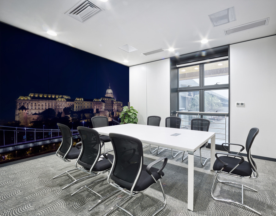 Buda Castle at night in Budapest Wall Printing