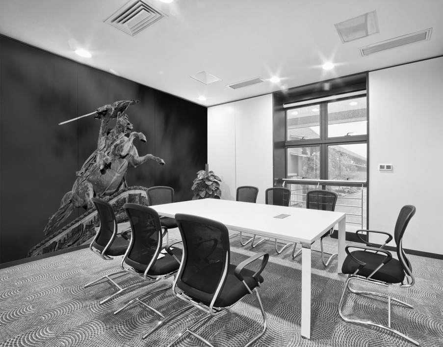 Equestrian statue Heldenplatz Vienna Austria Wall Printing