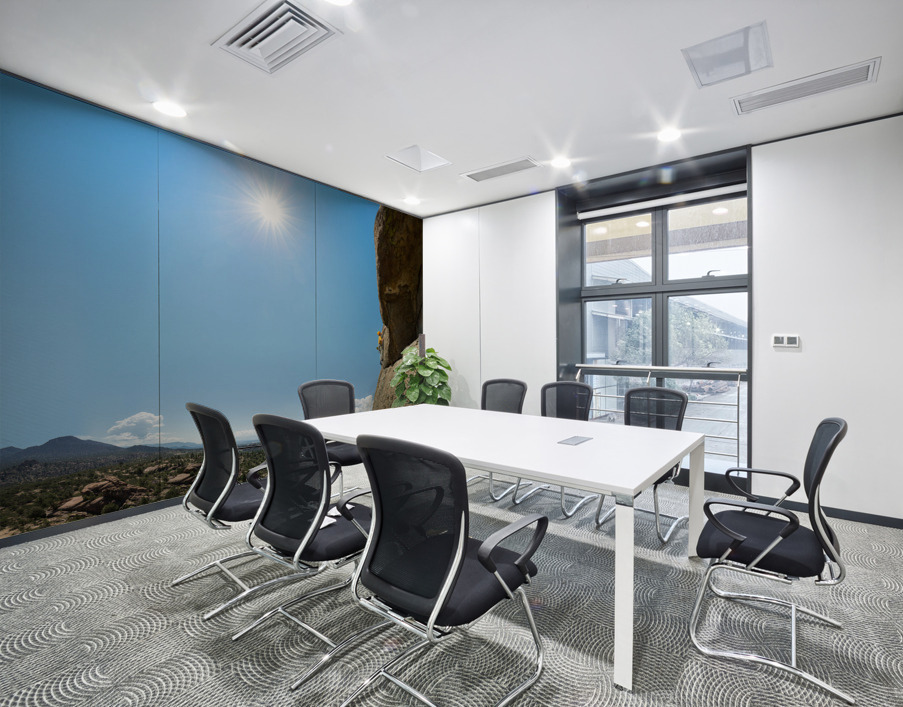 Senior man on steep rock climb in Colorado Wall Printing