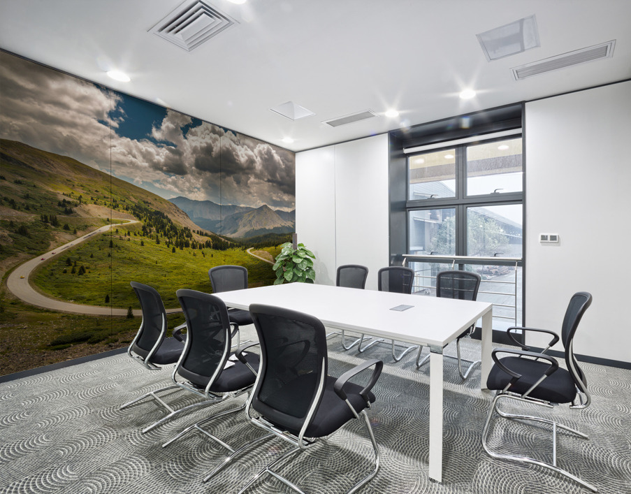 Large horseshoe bend on Cottonwood pass Wall Printing