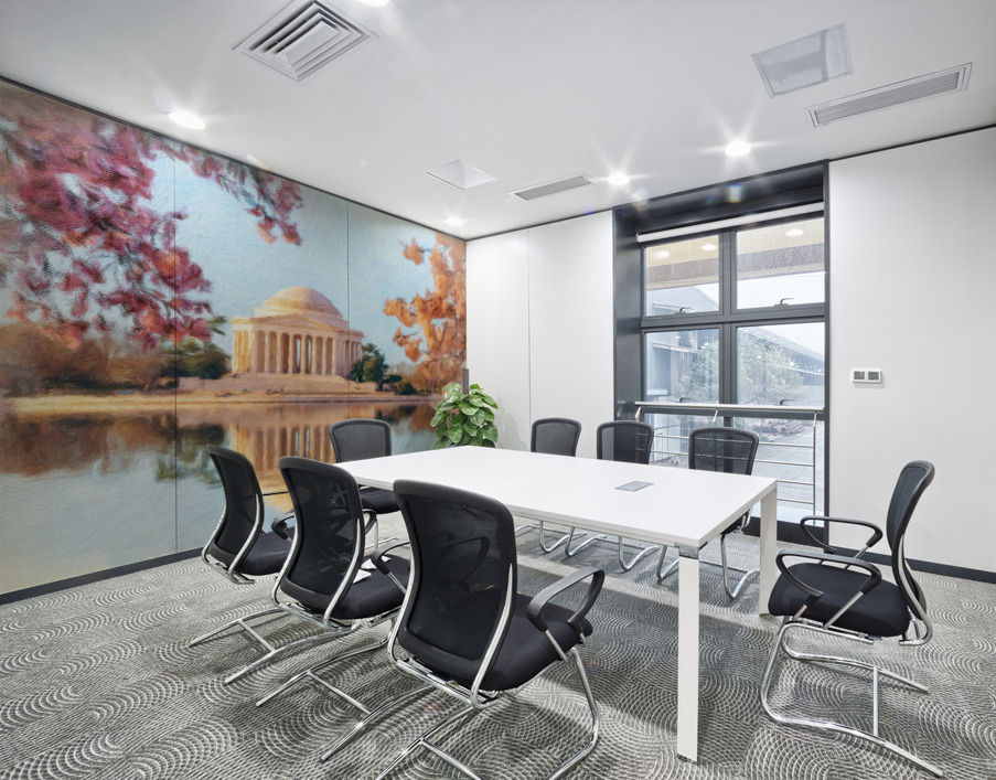 Panorama of beautiful early morning Jefferson Memorial Wall Printing
