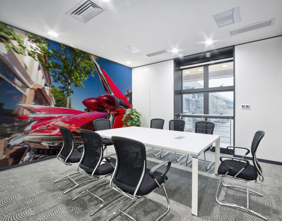 Cadillac Eldorado tail lights with sunburst Wall Printing