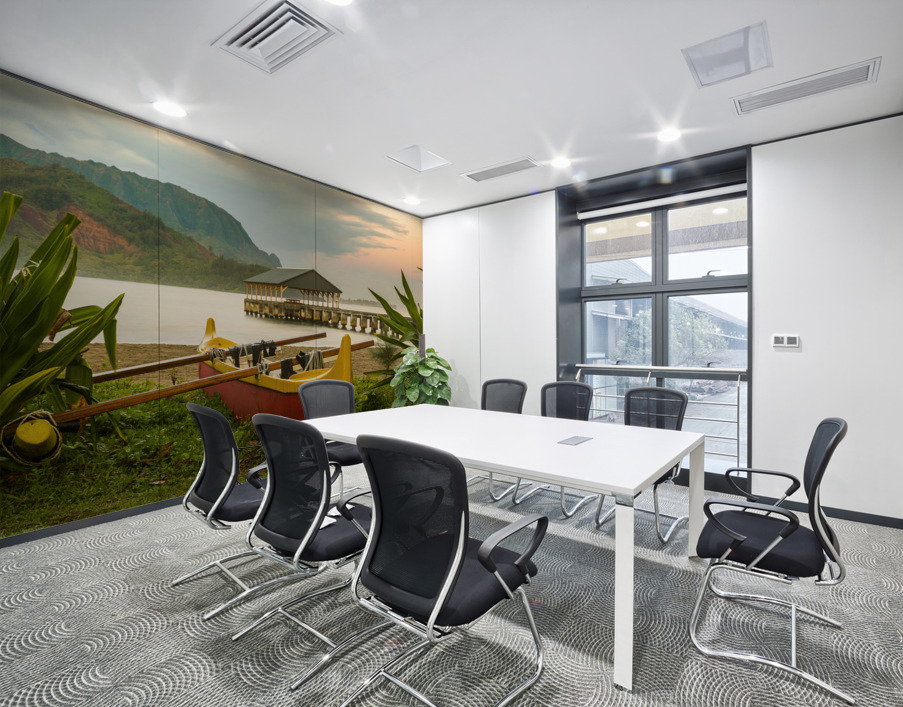 Hawaiian canoe by Hanalei Pier Wall Printing