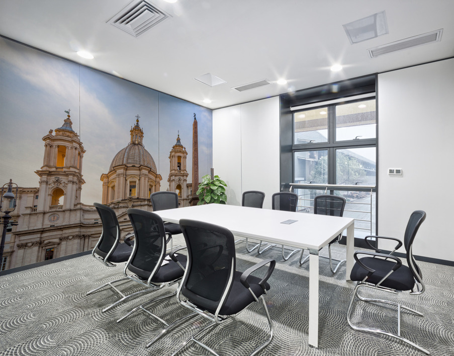 Dusk in famous Piazza Navona Wall Printing