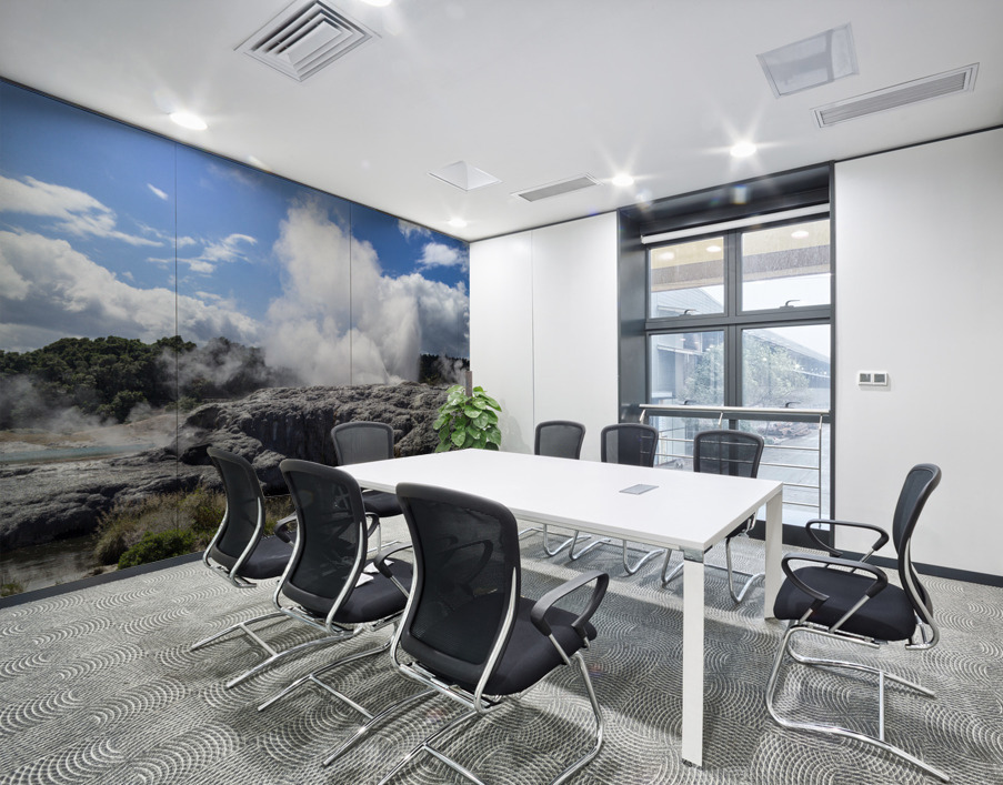 Whakarewarewa thermal geyser area Wall Printing