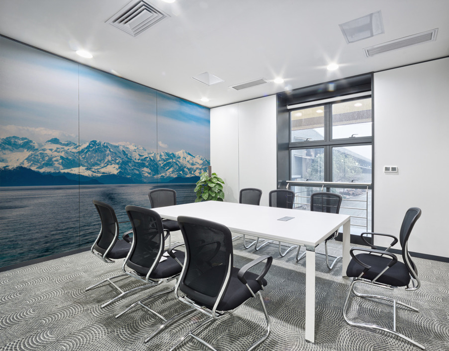 Cruise boat wake leaving Prince William Sound and Valdez Wall Printing