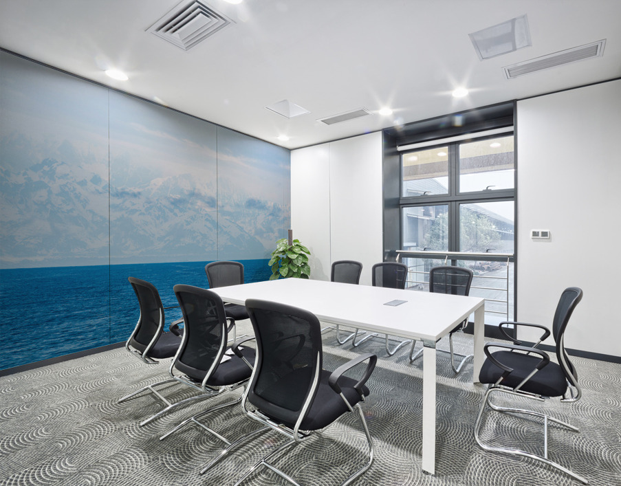 High mountains around Yakutat in mist as ship sails from Hubbard Wall Printing
