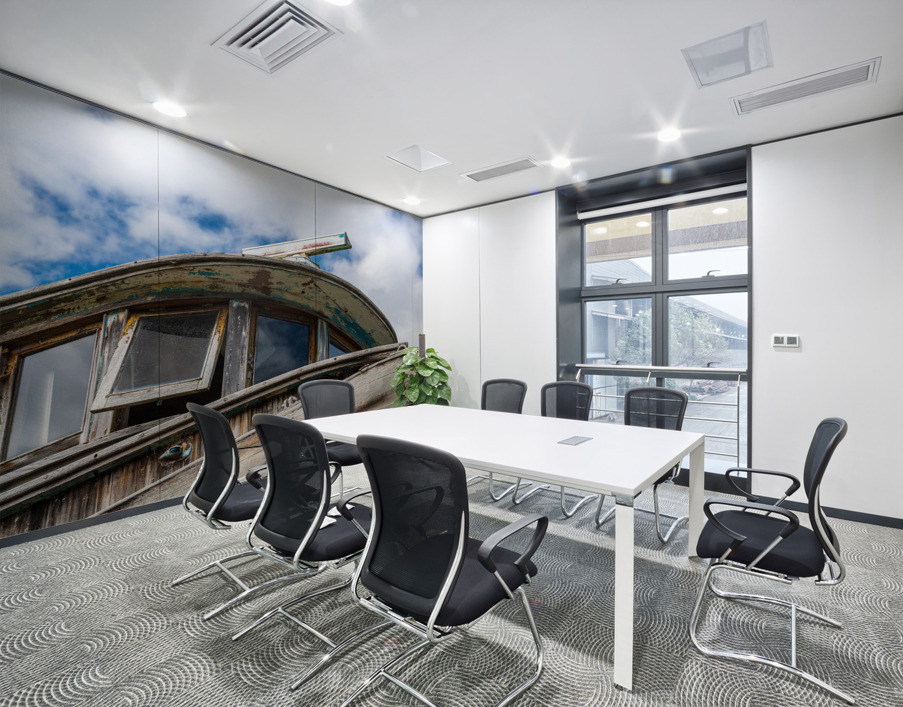Detail of abandoned fishing boat at Icy Strait Point Wall Printing