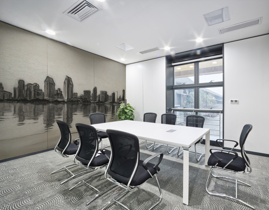 Charcoal San Diego Skyline at sunset from Coronado Wall Printing