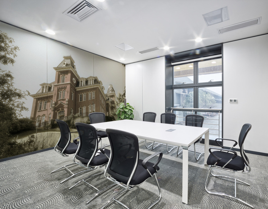 Sepia of Woodburn Hall at WVU in Morgantown Wall Printing