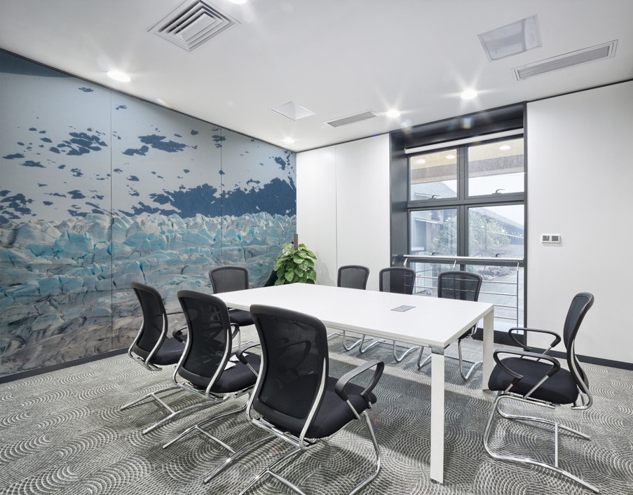 The Mendenhall glacier near Juneau in Alaska Wall Printing