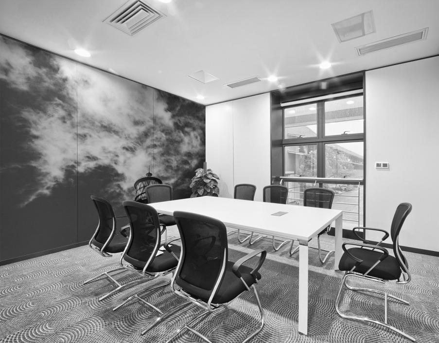 Monochrome Cape Florida lighthouse in Bill Baggs Wall Printing