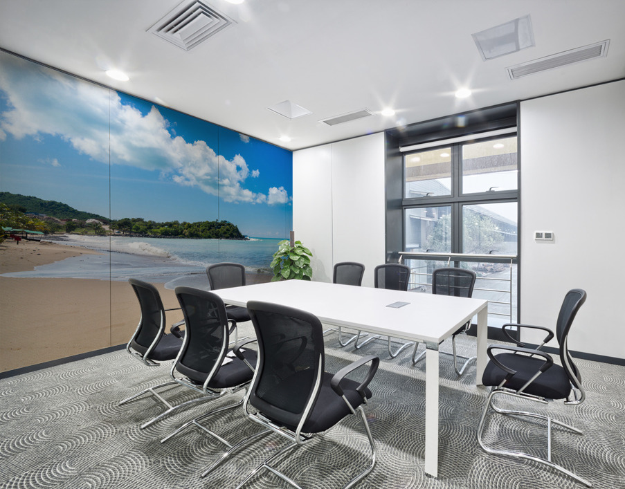 Friars bay on St Martin in Caribbean Wall Printing