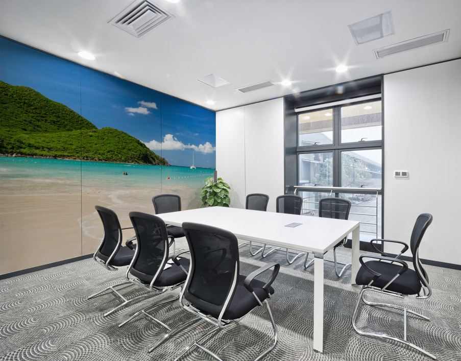 Glorious beach at Anse Marcel on St Martin Wall Printing