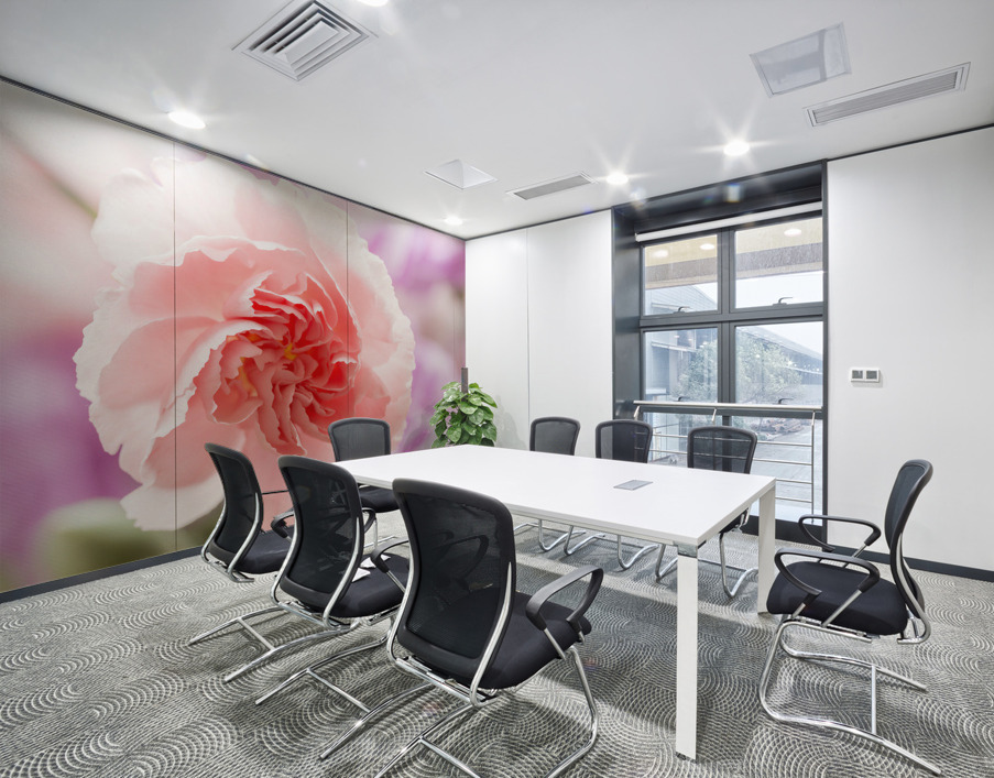 Delicate close up of petals of a carnation Wall Printing