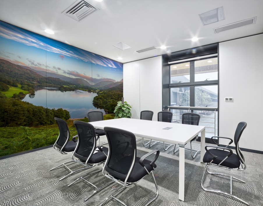 Lake Grasmere at dawn in Lake District Wall Printing