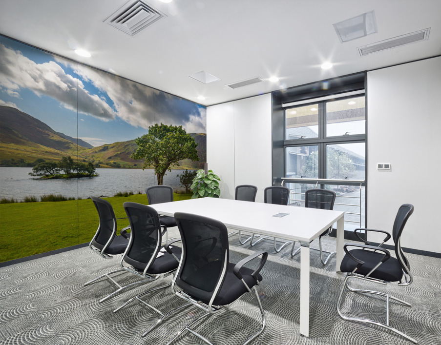 View over Crummock Water in Lake District Wall Printing