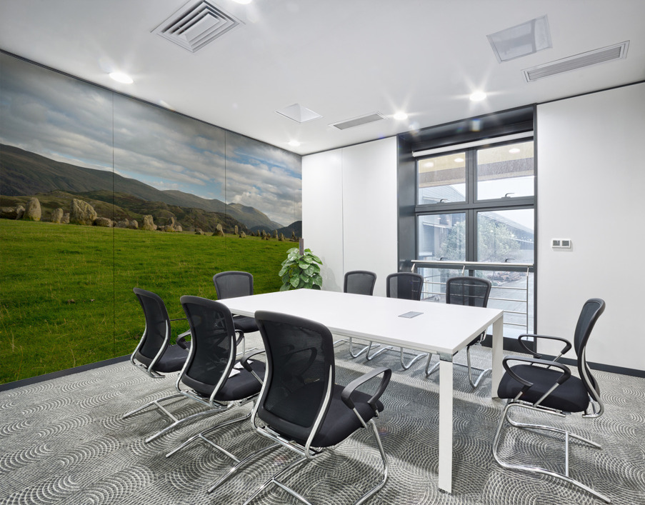 Buttermere panorama in Lake District Wall Printing